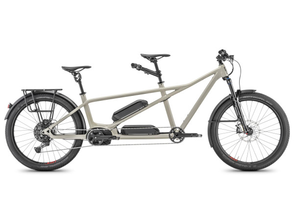 Moustache eBike Tandem Samedi 27X2 Trekking Stone Grey