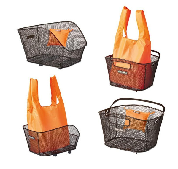 Shoppertasche Basil Keep orange, faltbar, geeignet für Icon/Bold